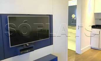 Imagem 4: Flat com boa localização para locação, em uma rua tranquila no coração do Itaim Bibi