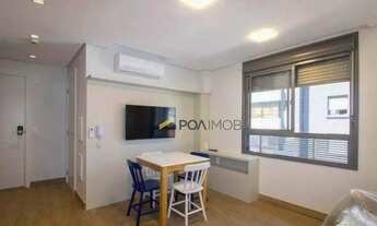 Imagem 2: Apartamento com 1 dormitório para alugar, 45 m² por R$ 4.900,00/mês - Petrópolis - Porto A