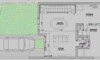 Imagem 5: Sobrado com entrada individual com 3 dormitórios no bairro São Cristovão em Caxias do Sul