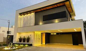 Imagem 3: Sobrado no Condomínio Residencial Damha II para venda com 403 m² com 5 suítes sendo 1 mast