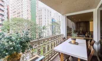 Imagem 2: Apartamento mobiliado para venda e locação com 331m² e 4 quartos sendo 3 suítes - Itaim Bi