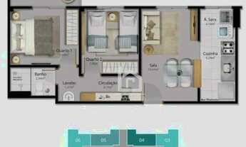 Imagem 2: Apartamento Impecável de 2 Quartos com Varanda: Pronto Para Morar