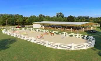 Imagem 4: Condomínio de Chácaras Fazenda 1, com um lago dentro, km 19 da AM 070