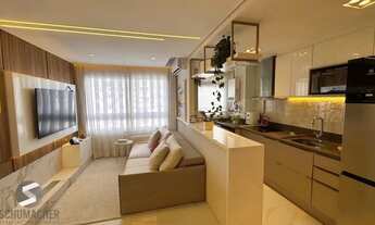 Imagem 2: Apartamento mobiliado e equipado, andar alto, com churrasqueira Jardim Lindóia