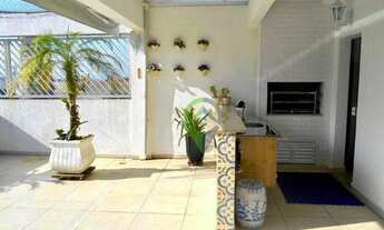 Imagem 2: Cobertura com 3 dormitórios à venda, 280 m² por R$ 1.290.000,00 - Ponta da Praia - Santos