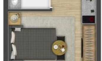 Imagem 4: APARTAMENTO com 1 dormitório à venda por R$ 516.107,74 no bairro Brooklin Novo - SÃO PAULO