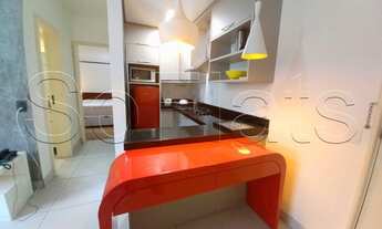 Imagem 2: Flat mobiliado com 1 dormitório no primeiro andar 45m² confortável pertinho da Av. Paulist