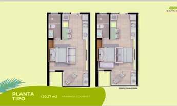 Imagem 6: Apartamento para venda tem 30 metros quadrados com 1 quarto em Muro Alto - Ipojuca - Perna