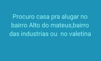 Imagem: Estou procurando casa pra alugar