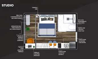 Imagem: Apartamento com 1 dormitório à venda