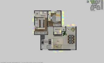 Imagem 5: APARTAMENTO 02 QTOS 01 SUÍTE 01 VG NO BAIRRO SANTA BRANCA EM CONTAGEM