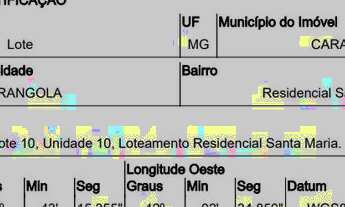 Imagem: CARANGOLA - Terreno Padrão