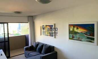 Imagem 3: Quarto e sala na Jatiuca, mobiliado