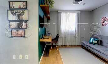 Imagem 2: Flat em Santo André, totalmente mobiliado e próximo ao Shopping ABC. Sem burocracia na loc