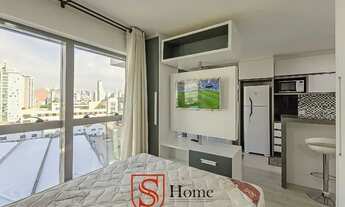 Imagem: Apartamento 1 quarto com sacada e 1 vaga