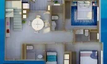 Imagem 3: Eliana - Apartamento Duplex com 3 dormitórios à venda, 188 m² por R$ 1.200.000 - Guaratuba