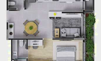 Imagem 2: Apartamento 2 Dormitórios para venda em Florianópolis - SC