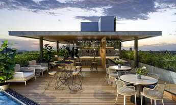 Imagem 7: Apartamento para venda tem 17m2 de área interna e 10m2 de área externa no bessa