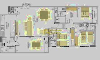 Imagem 3: Apartamento com 3 dormitórios à venda, 143 m² por R$ 750.000,00 - Aviação - Praia Grande/S
