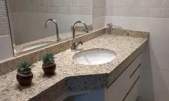 Imagem 4: Flat mobiliado , ar-condicionado, área 41m2, Banheiro com armário e box