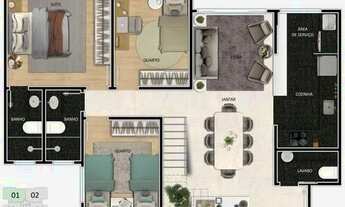 Imagem 5: Cobertura à venda, 3 quartos, 1 suíte, 2 vagas, Santo Antônio - Belo Horizonte/MG