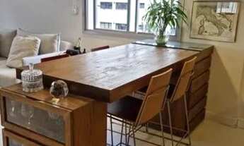 Imagem 2: Studio mobiliado com 42m², Sala, cozinha equipada, 1 vaga