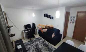 Imagem 2: Apartamento com 2 dormitórios para alugar, 42 m² por R$ 1.110,00/mês - Água Chata - Guarul