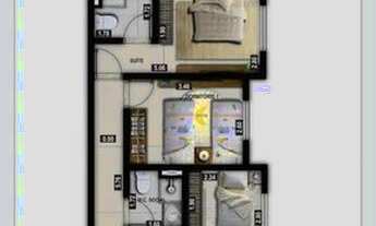 Imagem 5: Apartamento para venda com 61 metros quadrados com 2 quartos em Alvinópolis - Atibaia - SP