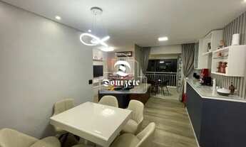 Imagem 2: Apartamento para venda tem 77 metros quadrados com 3 quartos em Campestre - Santo André