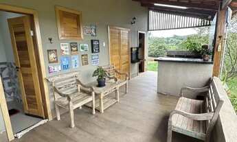 Imagem 2: Casa no Corumbá 4, Vista para o Lago, 3Q1S. Fino Acabamento