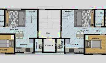 Imagem 3: Apartamento Garden com 3 dormitórios à venda, 91 m² por R$ 559.000,00 - Sinimbu - Belo Hor