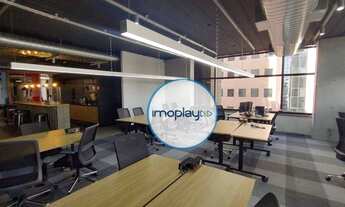 Imagem 2: Laje comercial com 587m² mobiliado, 10 vagas de garagem, 05 banheiros, ar condicionado e c