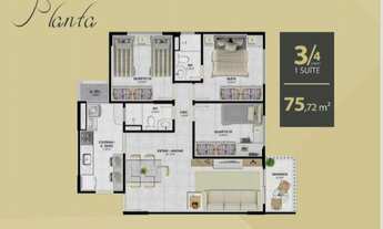 Imagem 3: APARTAMENTO ARACAJU RESIDENCIAL VALE DOS VINHEDOS NA AV RIO DE JANEIRO