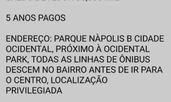 Imagem 2: ÁGIO CASA NÀPOLIS B OCIDENTAL GARAGEM COBERTA ÔNIBUS NA PORTA