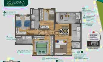 Imagem 3: Ótimo apartamento na planta com sala 3 ambientes