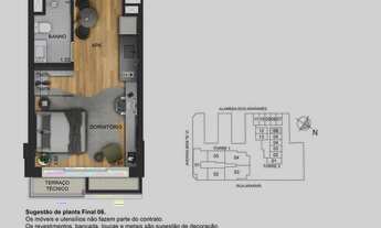 Imagem 6: Studio para venda possui 28 metros quadrados com 1 quarto em Moema - São Paulo - SP