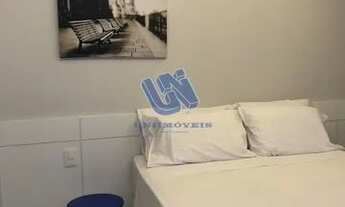 Imagem 4: Lindo Apartamento Decorado quarto e sala no Caminho das Árvores 45m2 (Taxas Inclusas