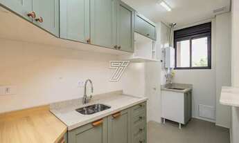 Imagem 6: Apartamento mobiliado com 2 quartos sendo 1 suíte e 1 vaga de garagem no Portão