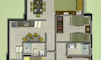 Imagem 4: Green Life Parnamirim - Apto 3/4 com suíte de 64 m², 1 vaga por 301.643,00, fase de obra