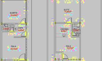 Imagem 4: Duplex Dinamérica, com flats independentes