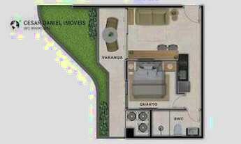 Imagem 3: Flat para venda possui 22 metros quadrados com 1 quarto em Muro Alto - Ipojuca - PE