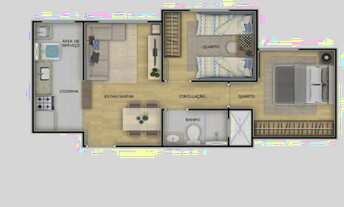 Imagem 6: Vende-se apartamento em construção no Edifício Chapada dos Lírios em Cuiabá MT