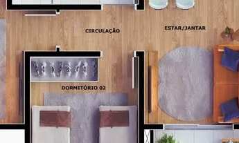 Imagem 5: Apartamento de 2 dormitórios com sacada