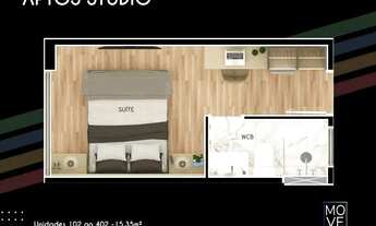 Imagem 4: Flat para Venda em João Pessoa, Tambaú, 1 dormitório, 1 suíte, 1 banheiro, 1 vaga