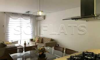 Imagem 4: Flat para locação na Vila Nova Conceição próximo ao Pq Ibirapuera. Com entrada imediata. S