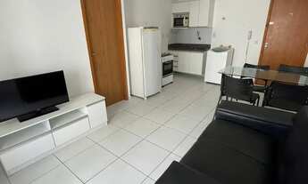 Imagem: Apartamento com 1 quarto sendo suíte, varanda