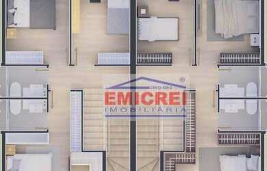 Imagem 8: EMICREI VENDE Casa com 3 dormitórios à venda, 191 m² por R$ 1.126.500 - Morro do Espelho