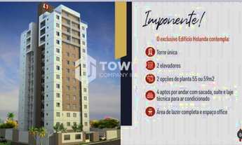 Imagem 3: Apto 55m² com 2 Quartos e 2 banheiros com opção de churrasqueira