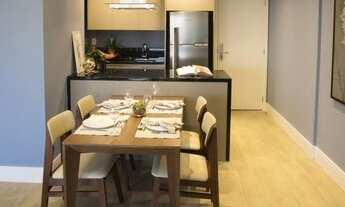 Imagem 6: Apartamento mobiliado no Brooklin, dois dormitorios, duas vagas de garagem !