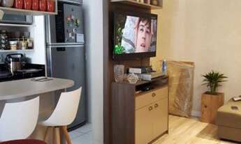 Imagem 6: SEMI-MOBILIADO - Apartamento com 3 dormitórios à venda, 64 m² por R$ 296.100 - Xaxim - Cur